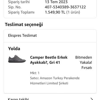 Amazon Siparişimi İptal Etti 2500 TL Zararım Var