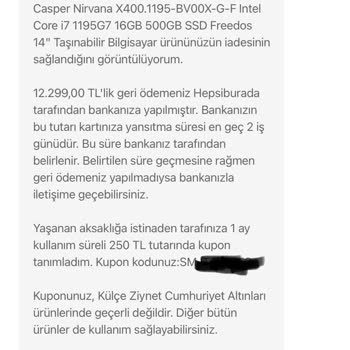 Hepsiburada Sipariş Verdiğim Ürünün Yerine Farklı Ürün Gönderdi