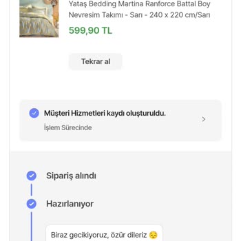 Hepsiburada Da Yataş Adlı Satıcı Ürünü Kargoya Vermiyor