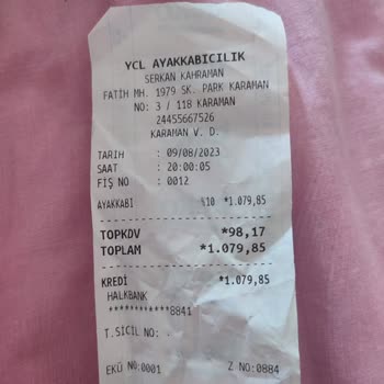 Park Karaman AVM Ayakkabı 5 Dakika'da Ayağımı Vurdu Ve Su Topladı Parmaklarım