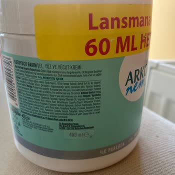 Gratis Arko Nem Mikrobiyom Dengeleyici Bakım Kremi 480 Değil 420 Çıktı
