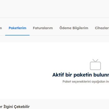 TOD Tv Aktif Bir Paketin Bulunmamaktadır Hatası