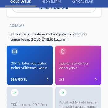 Turkcell'in Yeni Gold Paket Sıkıntısı