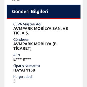 Ceva Kargo Vivense Ürünü Teslim Edemiyor.