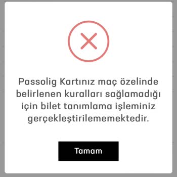 Passolig Bilet Satın Alma Sorunu