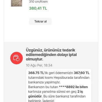Hepsiburada Ender Halıcılık Firması Güvenilir Gelmiyor
