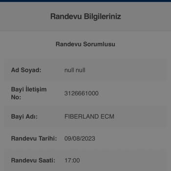 Turkcell Superonline Fiberland Randevu Tarihleri Hikaye