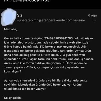 SuperStep Pişmanlıktır, Müşteri Mağdur
