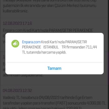 Getir Hesabımdan İzinsiz Para Çekildi