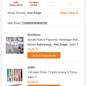 Trendyol İadem Kabul Olmuyor