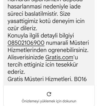 Gratis The Purest Sürpriz Kutusu Haksız İptali
