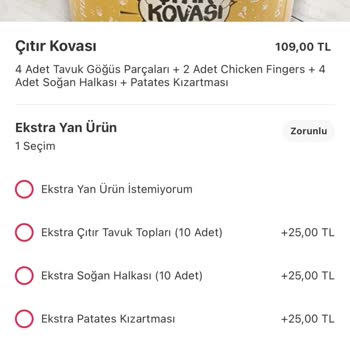 Terra Pizza Eksik Ürün Gönderimi