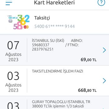 Yapı Kredi Bankası Bilgim Dışında İşlem Ücreti