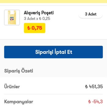 Şok Market İnternet Alışverişinde Sorun Yaşıyorum
