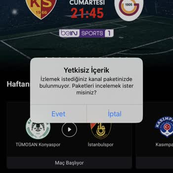 Digiturk Bein Connect Yetkisiz İçerik Sorunu
