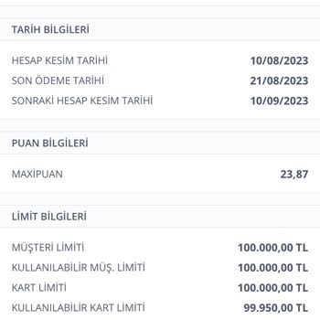 İş Bankası Kredi Kartı Limit Sorunu!