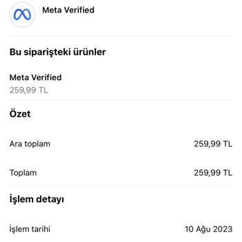 Meta Pay Para İade İstiyorum