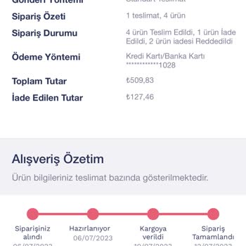 Penti İadeyi Kabul Etmiyor