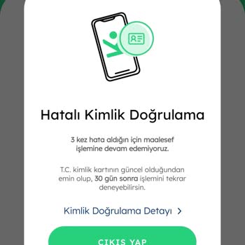 Kredim Kimlik Onayı Yapılmıyor