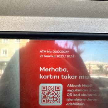 Akbank Ortak ATM Para Sıkışması