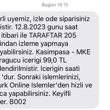 Digiturk E16-4 Hatası Üzerinden 99 Tl Faturalandırma