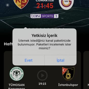 Digiturk Olan Paketimi Kullanamıyorum