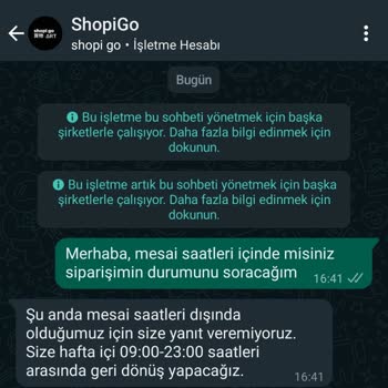 Shopi go Aynı Gün Kargo Ücretini Aldılar Ama Aynı Gün Yollanmadı