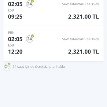 Pegasus / Uçak Biletinin Mevcut Fiyatıyla Satın Alınamaması