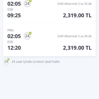 Pegasus / Uçak Biletinin Mevcut Fiyatıyla Satın Alınamaması