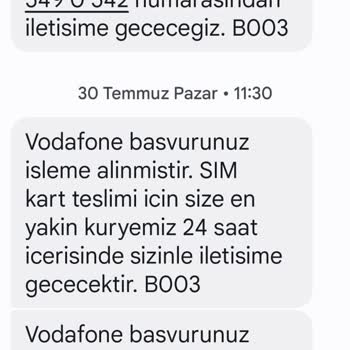 Vodafone Numara Taşıma Pişmanlığı