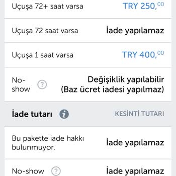 Anadolu Jet Bilet Değişikliği Yapmıyor