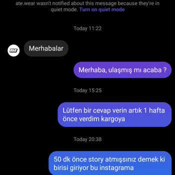 Atewear Değişim İçin Gönderdiğim Pantolonlardan Haber Yok