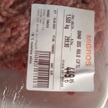 Migros Sanal Market Eksik Kilo Ürün Gönderiyor.