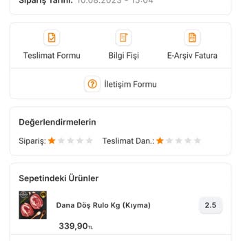 Migros Sanal Market Eksik Kilo Ürün Gönderiyor.
