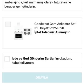 A101 Ankastre Set Siparişi İptal Edildi Ama Hala Çözüme Kavuşmadı