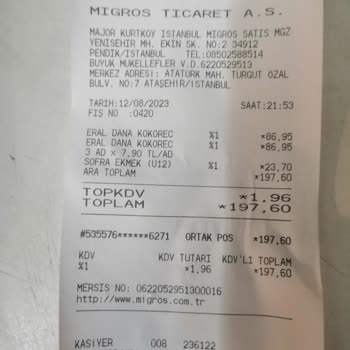 Migros Etiket Farklı Kasada Farklı