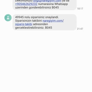 Nare Giyimden Aldığım Gönderilmeyen Ürün