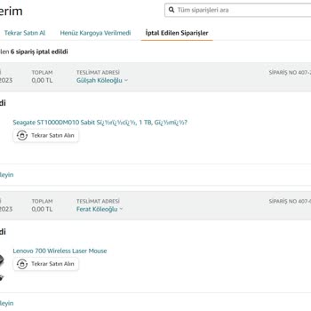 Amazon's Unexplained Cancellations