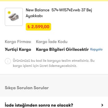 Şok Marketler Şok İade Edememe
