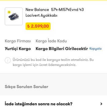 Şok Marketler Şok İade Edememe
