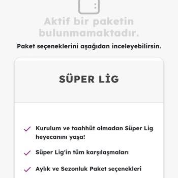 TOD Tv Üyelik Paketi Görünmüyor