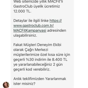 Gastro Club Gastro Clup Macfit Fiyatında Büyük Zam