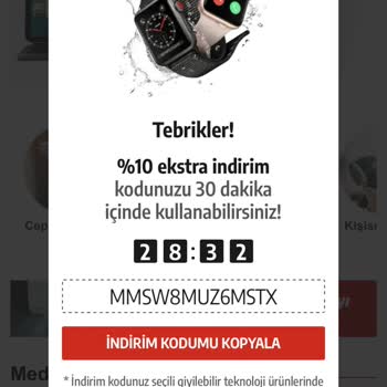 Media Markt İndirim Kuponu Çalışmıyor