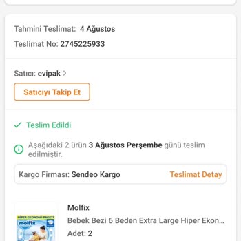 Trendyol Molfix Yerine Sleepy Geldi!