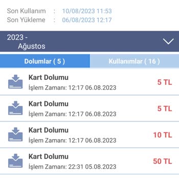 e-komobil Kent Karta Ödeme Gerçekleştirilmedi
