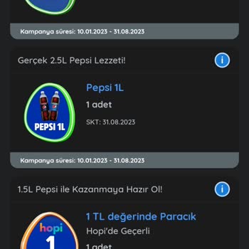 Pepsi Marketler Kazandırio Hediyelerini Vermiyorlar