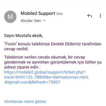 Mobile2 Fcoin Oyun İçi Para Yatırma