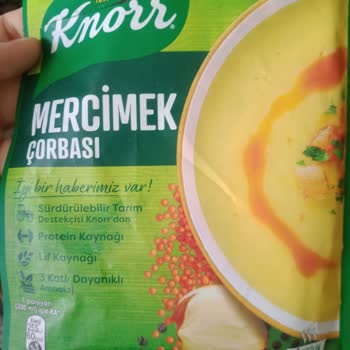 Knorr Mercimek Çorbasının İçinden Böcek Çıktı