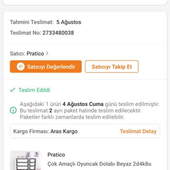 Pratico Mobilya Trendyol'dan Sipariş Verdim, Ürünlerde Yaşadığım Sorunlar