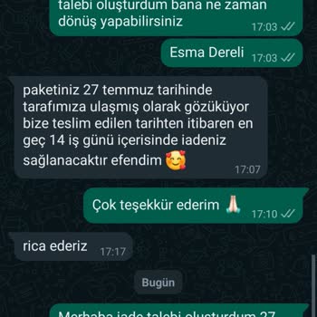 Zülays Ücret İadesi Yapılmıyor